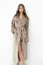 Peignoir dame long SENSIS "Marron" 11S7014