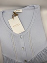 Chemise de nuit longue dame avec patte de boutonnage MIRA 3367MW - Bleu ciel 03
