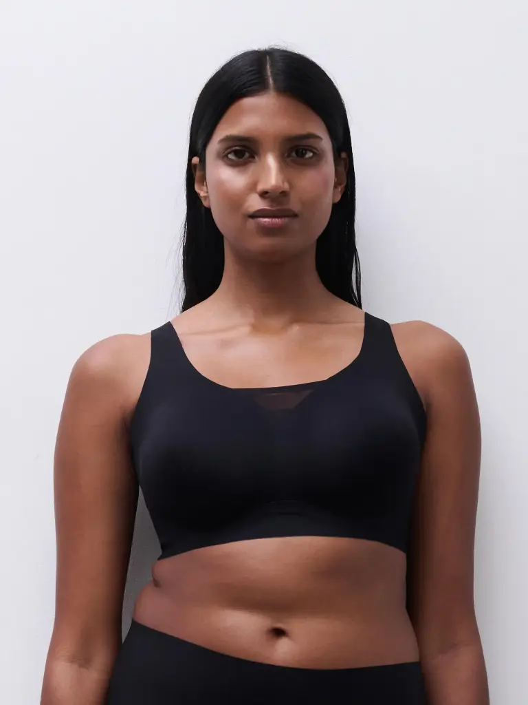 Brassière avec coques CHANTELLE "Lab Défi" C1B6Q9 - Noir 011
