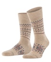 Chaussettes Hommes fantaisie Laine & Cashmire FALKE "Sky Limit" 12609 - Beige mel 4091