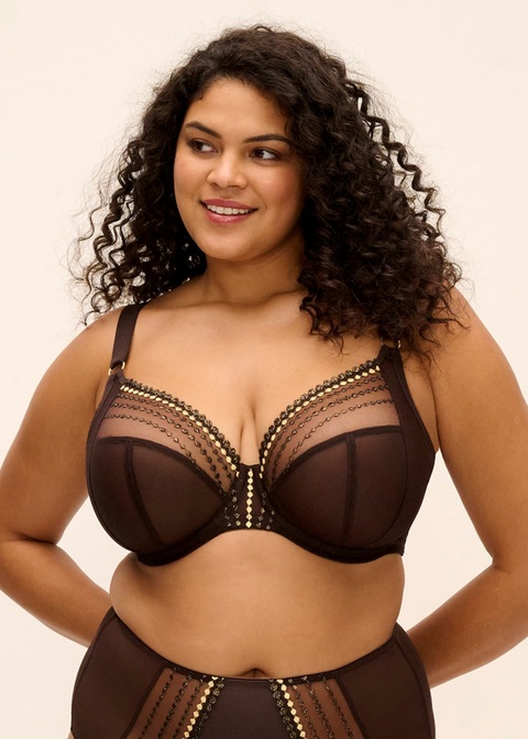 Soutien-gorge armatures plongeant spécial poches profondes ELOMI "Matilda" EL8900 - Gold Rush GOR