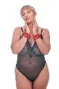 Menottes ajustables cuir synthétique rouge SPORTSHEETS - SEX & MISCHIEF "Amor Handcuffs" 106128