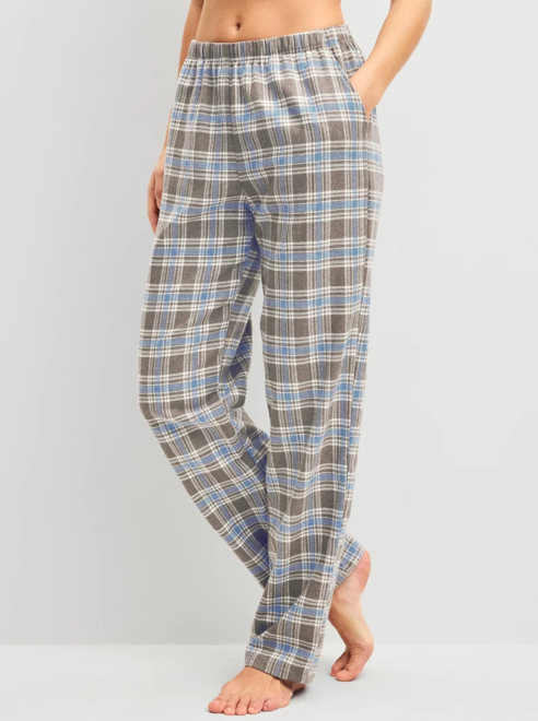 Pantalon de Pyjama dame avec poches CALIDA "Alpine M&M" 29276 - Truffle Brown 078 (XS)