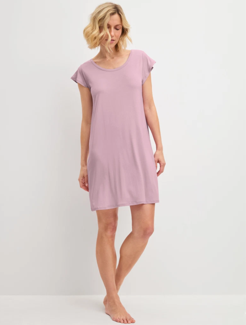Chemise de Nuit dame en Tencel 90cm CALIDA "DSW Balancing" 30195 - Dawn Pink 372 (XS)