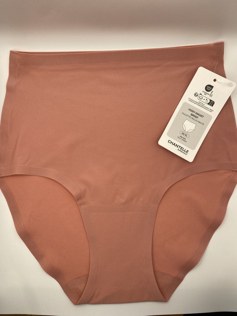 Culotte taille haute invisible TU CHANTELLE "SoftStretch" C26470 - Rose Angello 0KW
