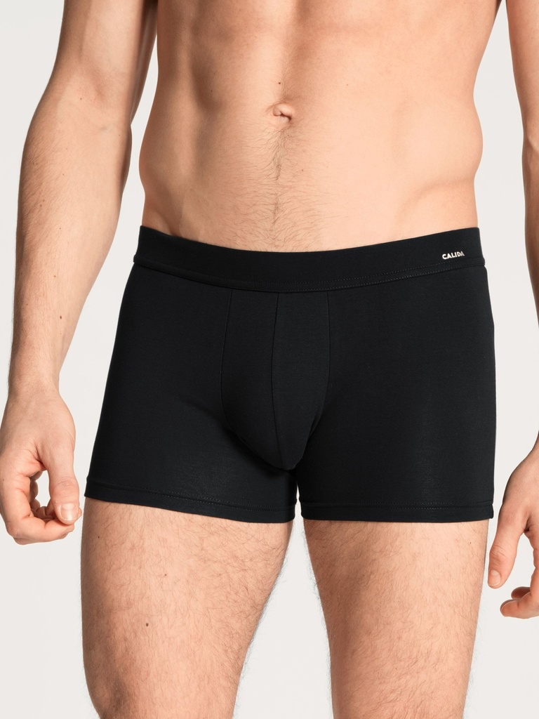 Boxer homme 95% coton durable CALIDA "Cotton Code" 25590 - Noir 992