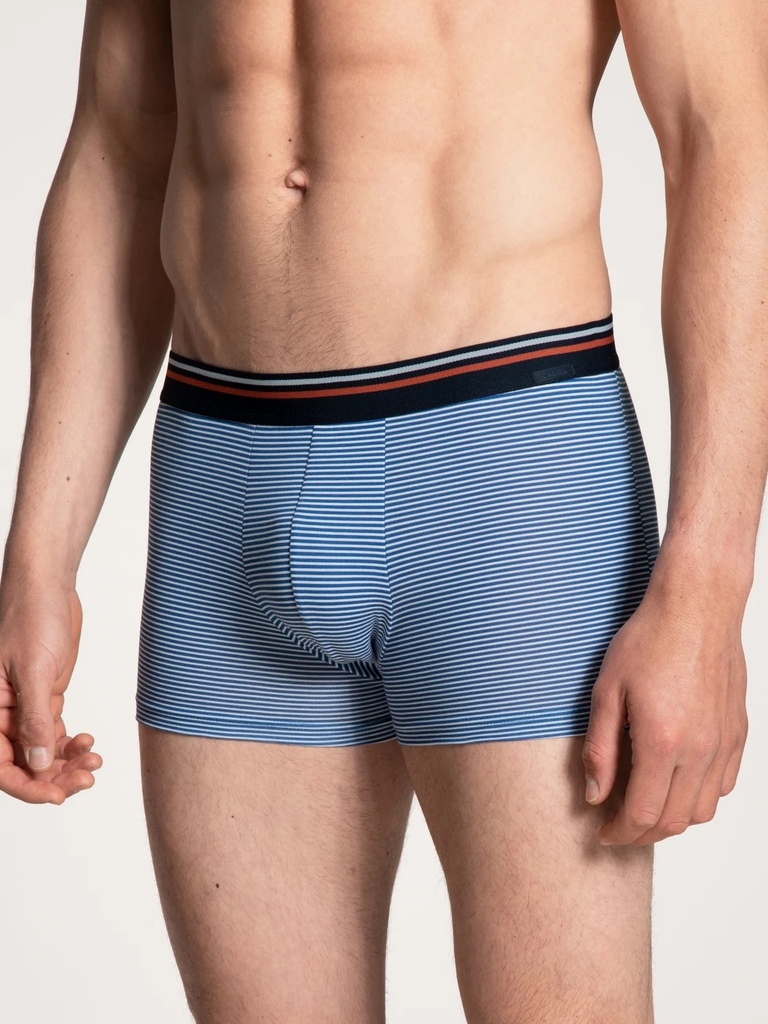 Boxer homme fantaisie 95% coton CALIDA "Cotton Stretch" 25287 - Indian Blue 425