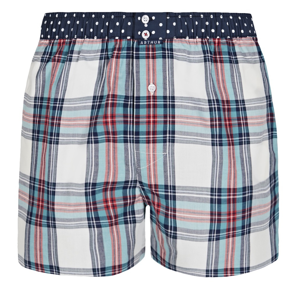 Caleçon américain homme avec maintien intérieur 100% coton bio ARTHUR "Le Club" CSP - MUB 921