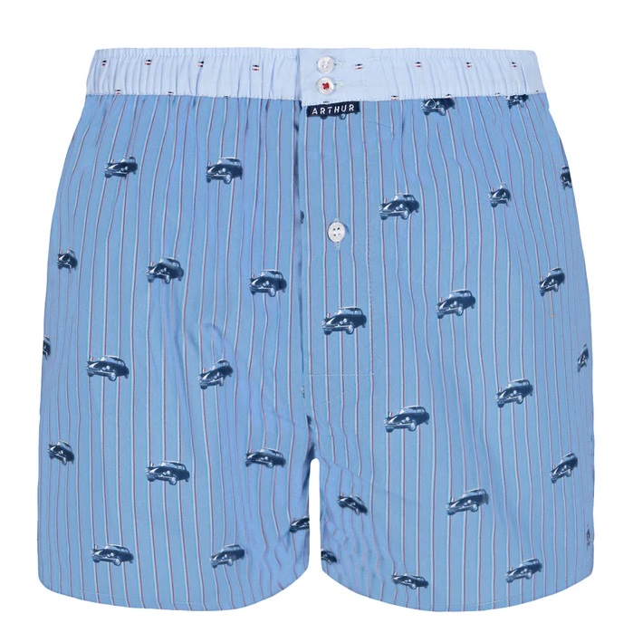 Caleçon américain homme avec maintien intérieur 100% coton bio ARTHUR "Le Club" CSP - NC 941