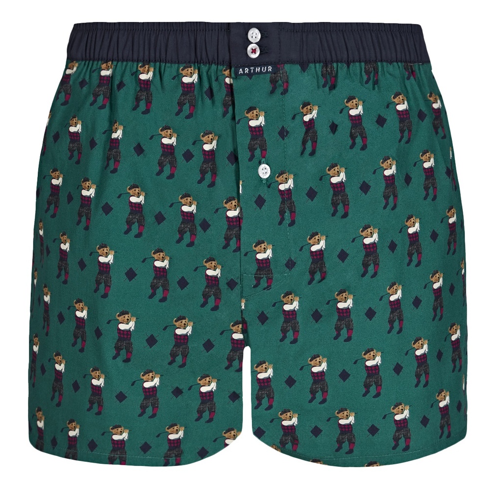 Caleçon américain homme avec maintien intérieur 100% coton bio ARTHUR "Le Club" CSP - VC 926