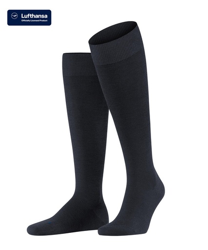 Chaussettes 3/4 homme de compression medium FALKE "Travel&Comfort Energizing wool" 15530 - Dark navy 6370
