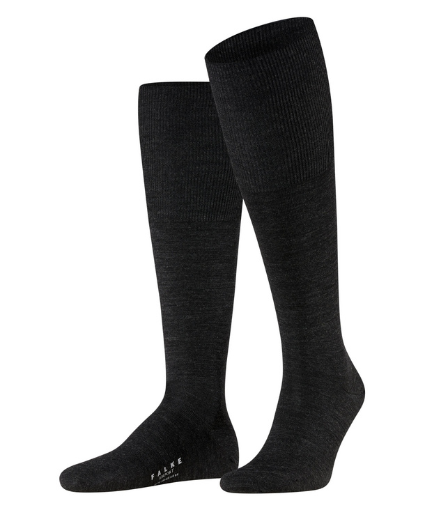 Chaussettes 3/4 Hommes Laine FALKE "Airport" 15435 - Anthracite 3080