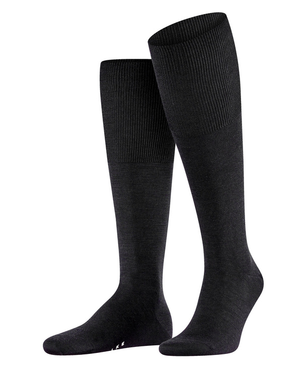 Chaussettes 3/4 Hommes Laine FALKE "Airport" 15435 - Black 300