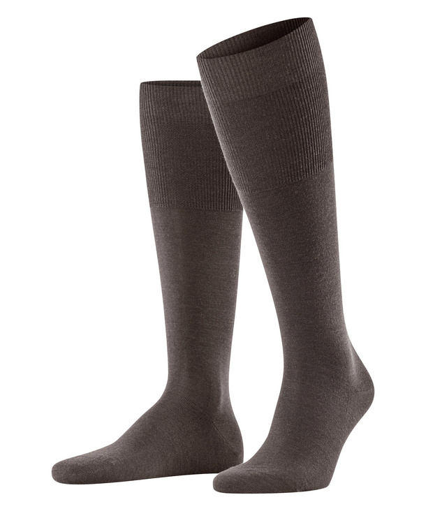 Chaussettes 3/4 Hommes Laine FALKE "Airport" 15435 - Brown 5930
