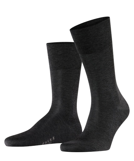 Chaussettes Homme 100% fil d'écosse FALKE "Tiago" 14662 - Anthracite mel 3190