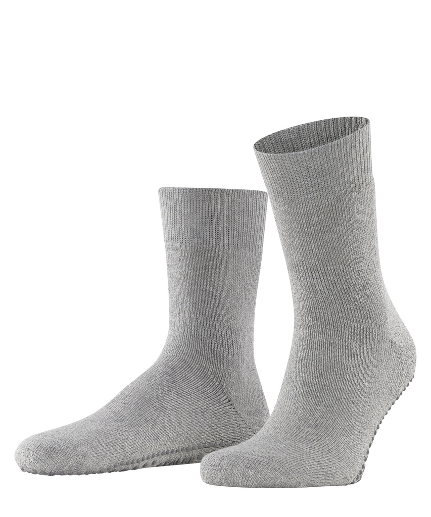 Chaussettes Hommes antidérapante FALKE "Homepads" 16500 - Light Grey 3400