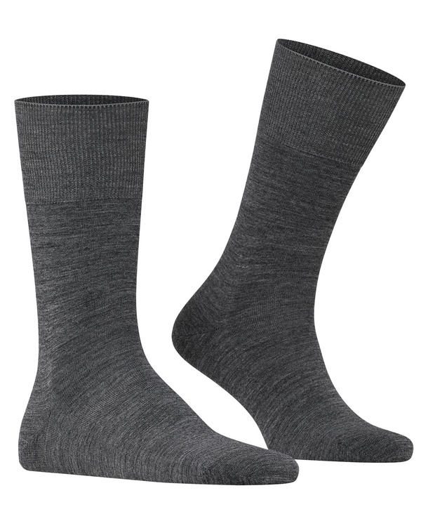 Chaussettes Hommes Laine FALKE "Airport" 14435 - Dark Grey 3070