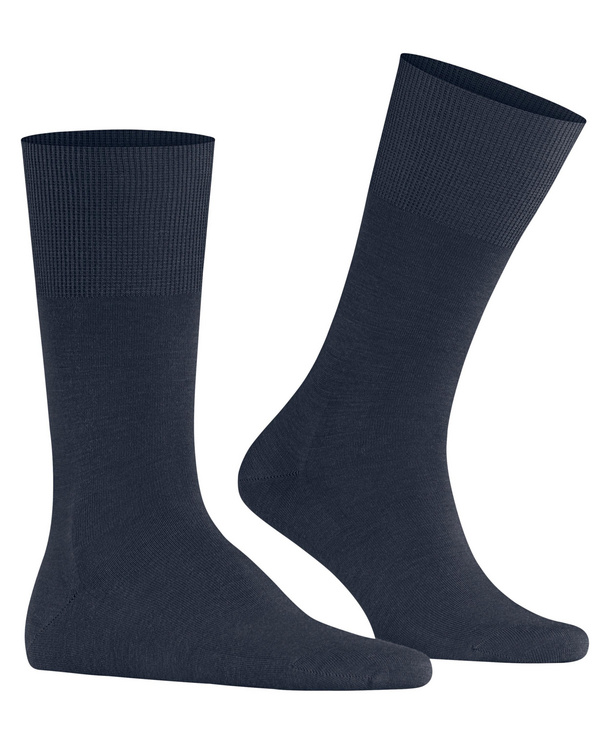 Chaussettes Hommes Laine FALKE "Airport" 14435 - Space Blue 6116