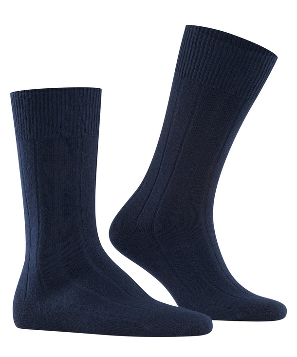 Chaussettes Hommes Laine FALKE "Lhasa" 14423 - Dark Navy 6370