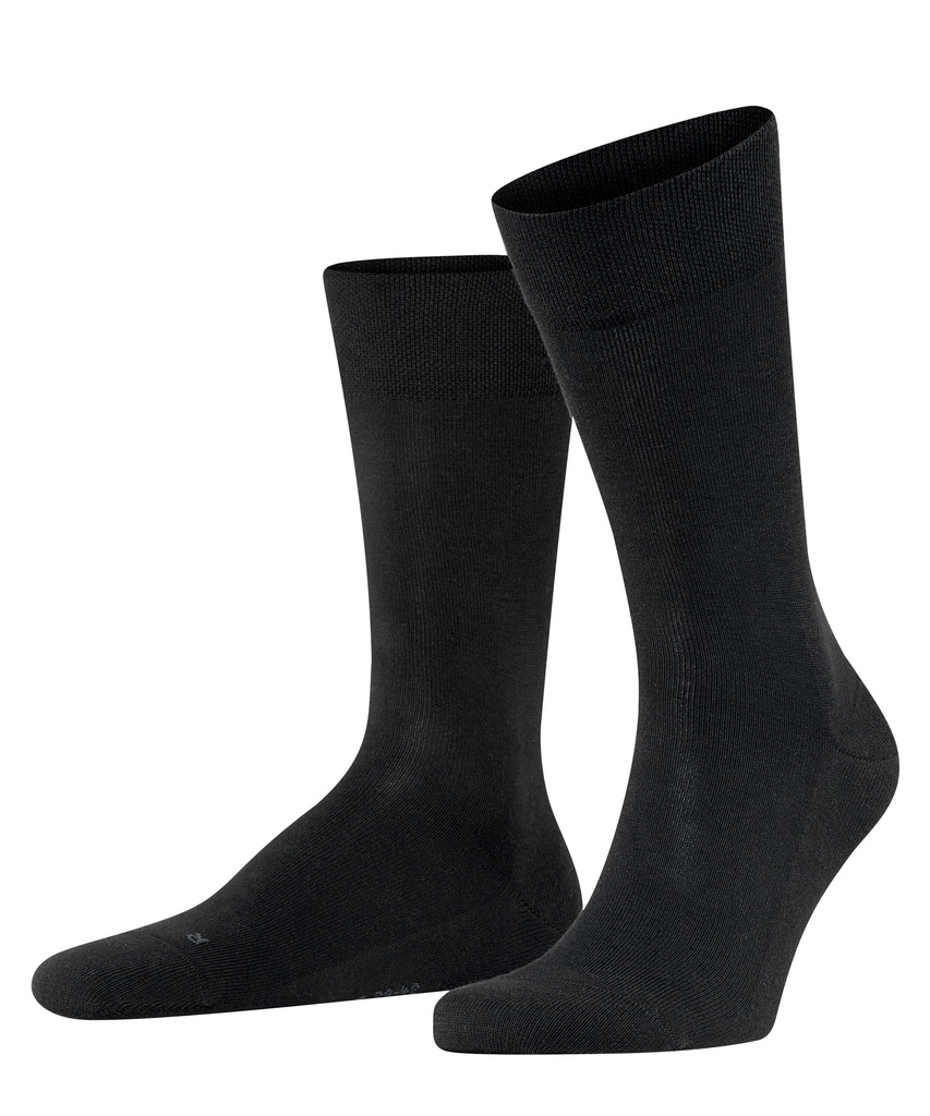 Chaussettes Hommes sans élastique FALKE "Sensitive London" 14616 - Black 3000