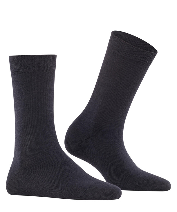 Chaussettes laine dame FALKE "Softmerino" 47488 - Dark Navy 6379