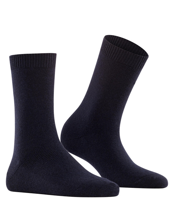 Chaussettes laine&cachemire dame FALKE "Cosy Wool" 47548 - Dark navy 6379