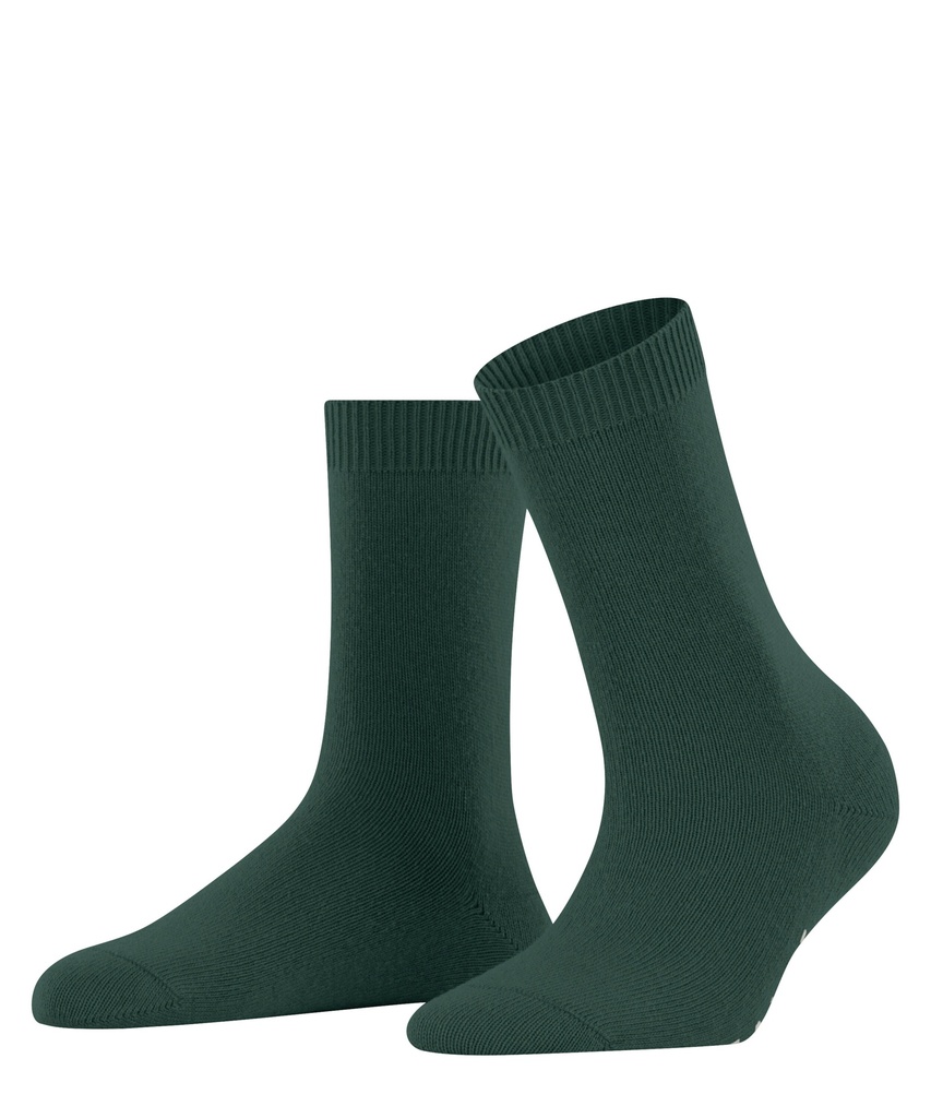 Chaussettes laine&cachemire dame FALKE "Cosy Wool" 47548 - Hunter green 7441