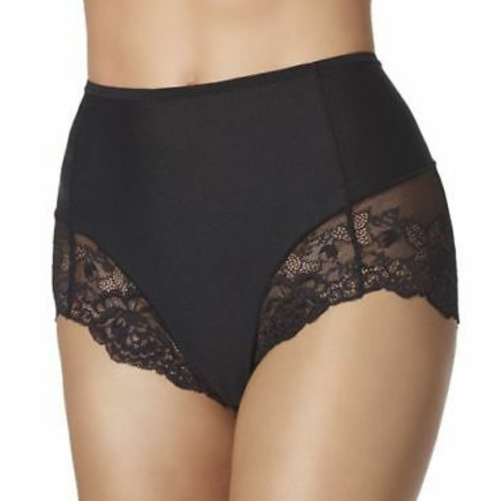 Culotte Braga coton & dentelle - Pack de 2 - JANIRA "Braga Essencial" 1031398 - Noir 002