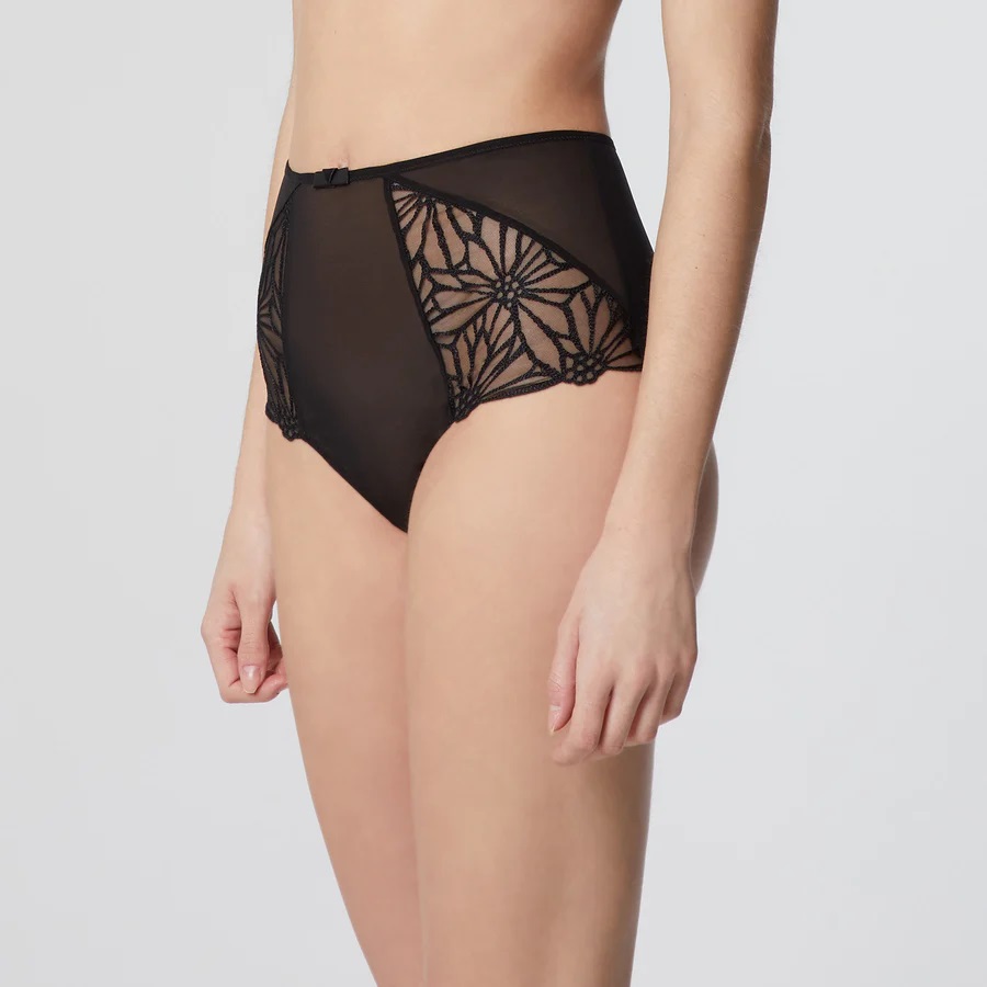 Culotte taille haute LOU "Orfèvre" 03335 - Noir 030