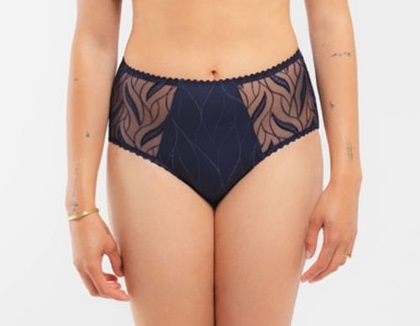 Culotte taille haute LOUISA BRACQ "Julia" 477-50 - Nuit électrique NTE