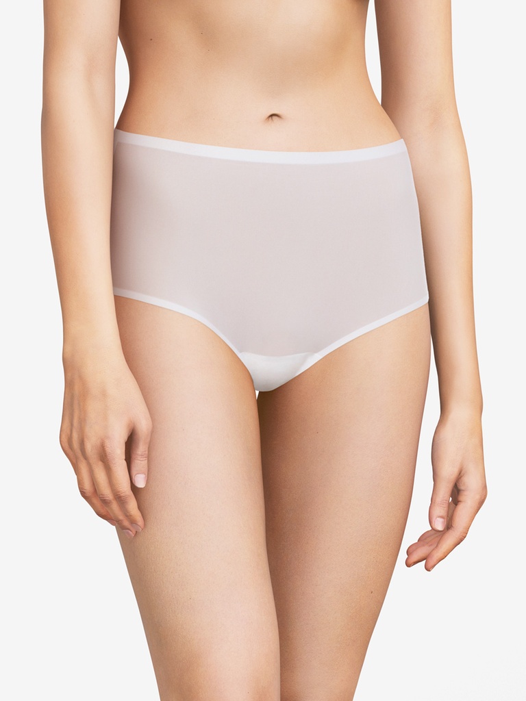 Culotte taille haute stretch invisible CHANTELLE "SoftStretch" C11D70 - Blanc 010