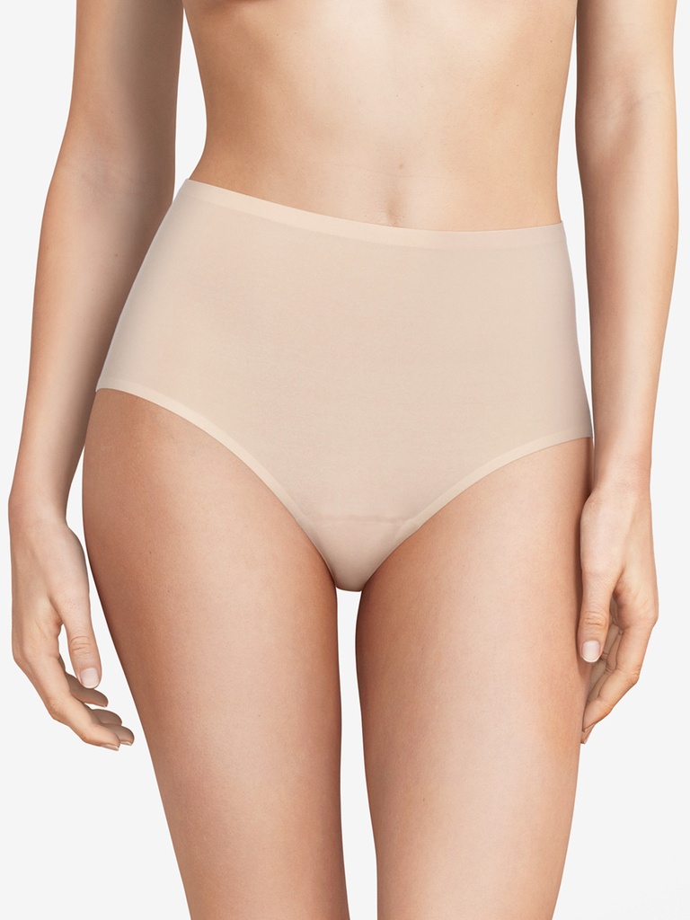 Culotte taille haute stretch invisible CHANTELLE "SoftStretch" C26470 - Beige Doré 01N