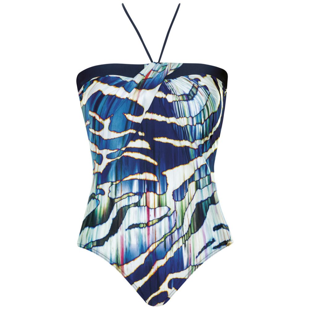 Maillot une pièce bandeau & bretelles amovibles SUNFLAIR 72191 - Marine 26
