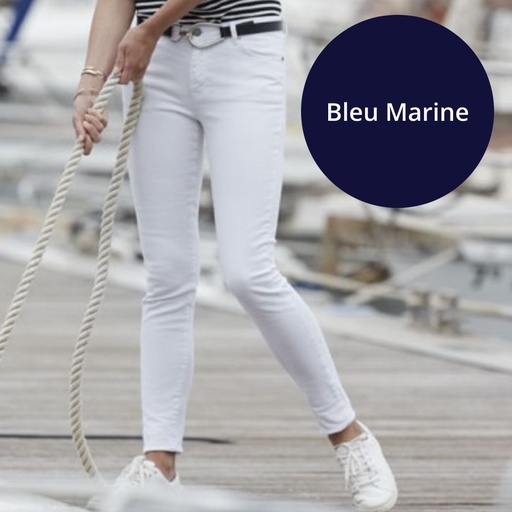 Pantalon legging JANIRA "Casual Denim" 1025257 - Marine 019