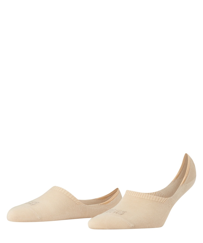 Protège-pieds coton dame FALKE "Step hight cut We care" 46493 - Cream 4011