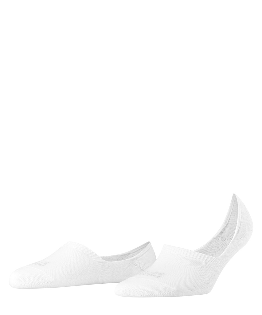 Protège-pieds coton dame FALKE "Step hight cut We care" 46493 - White 2000