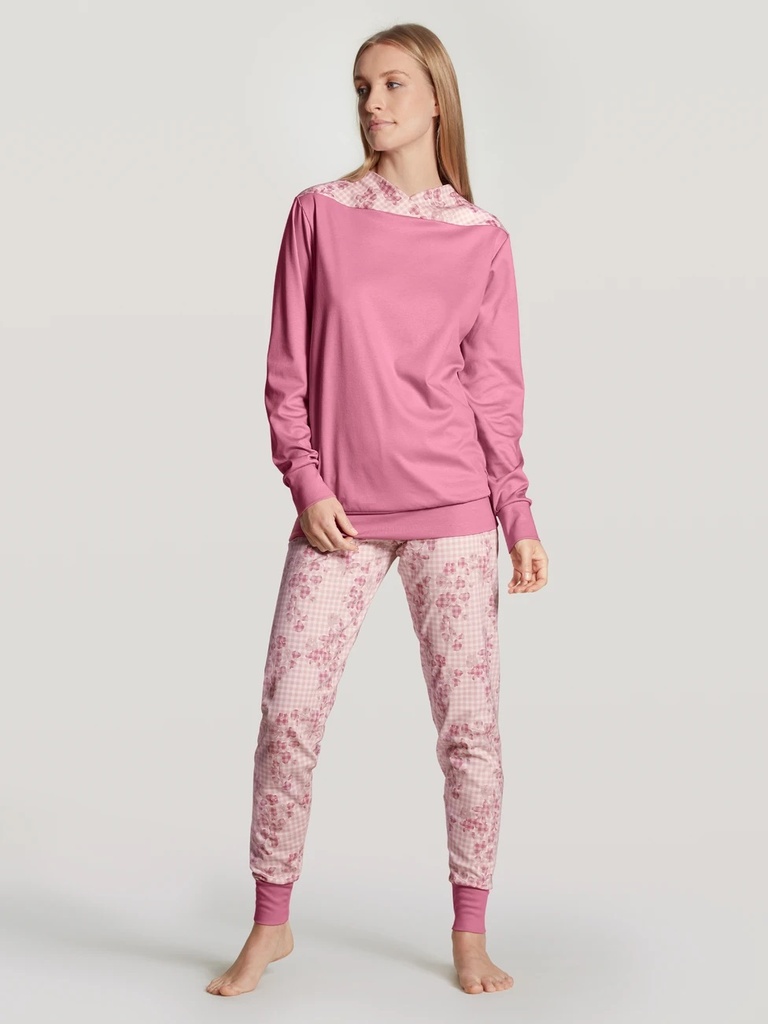 Pyjama dame fantaisie 100% coton CALIDA "Soulmate" 40591 - Cashmere 214