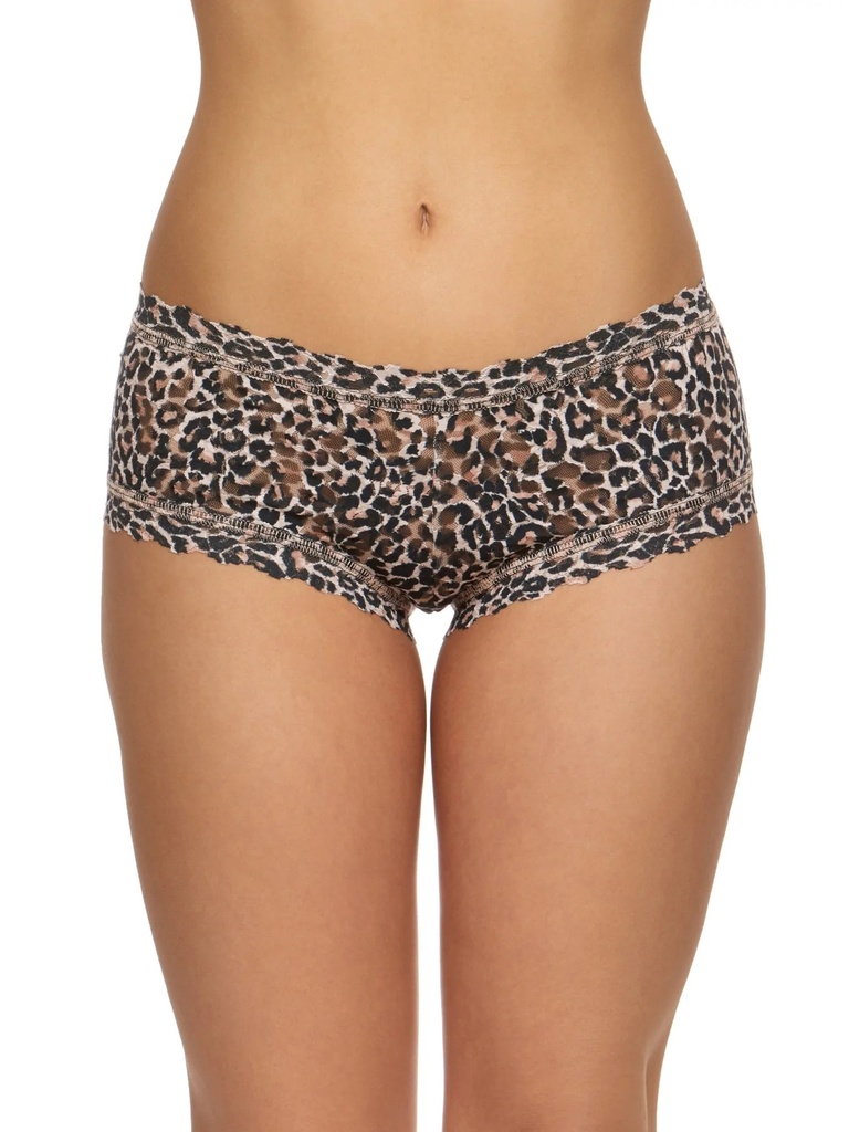 Shorty dentelle stretch HANKY PANKY "Boyshort" 2X1284 - Leopard