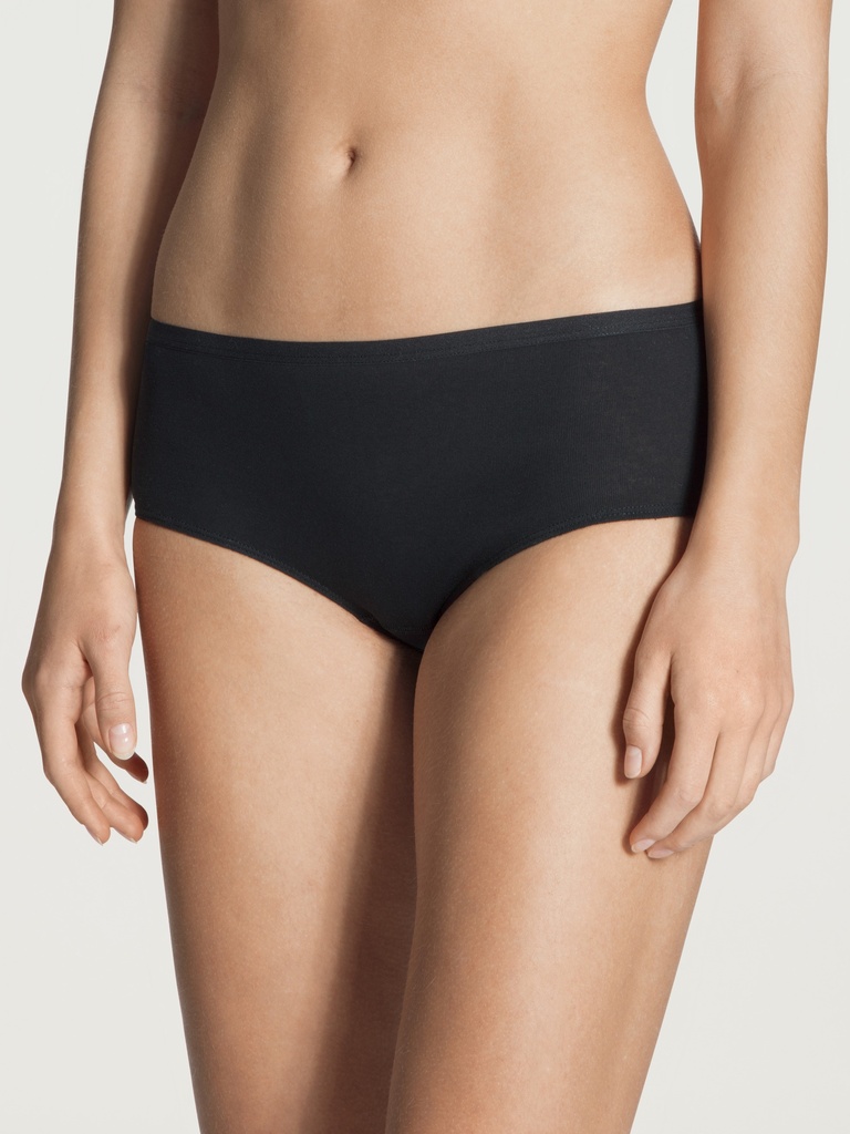 Shorty taille basse 100% coton CALIDA "Light" 24455 - Noir 992