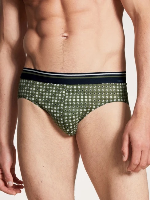 Slip homme fantaisie tencel & coton CALIDA "Focus Trend" 22988 - Clover Green 619