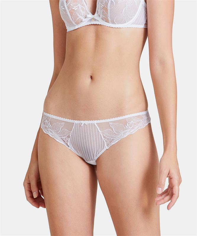 Slip Italien AUBADE "Fleur de Tattoo" TB27 - Blanc