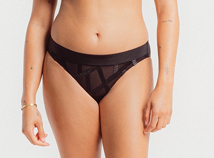 Slip LOUISA BRACQ "Série" 471-30 - Noir NRO
