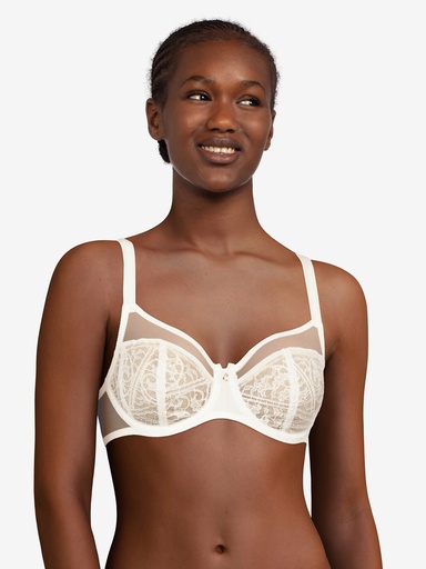 Soutien-gorge à armatures enveloppant CHANTELLE "Alto" C12L10 - Milk 0LW