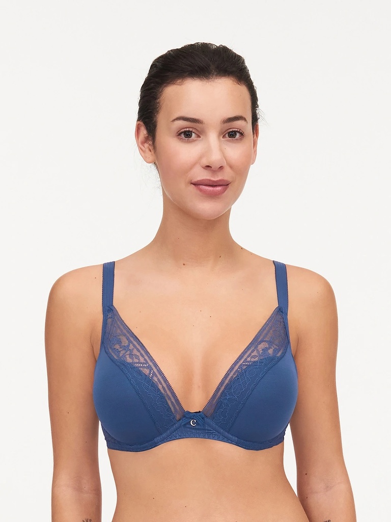 Soutien-gorge à coque plongeant CHANTELLE "Alto" C12L20 - Ceramic 093