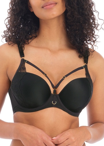 Soutien-gorge à coques lisse sexy FREYA "Temptress" AA400131 - Noir BLK
