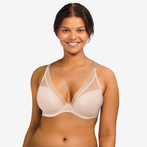 Soutien-gorge à coques plongeant PASSIONATA "Manhattan" P48D90 - Dune 097