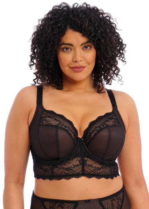 Soutien-gorge armature bustier spécial poches profondes ELOMI "Charley" EL4381 - Noir BLK