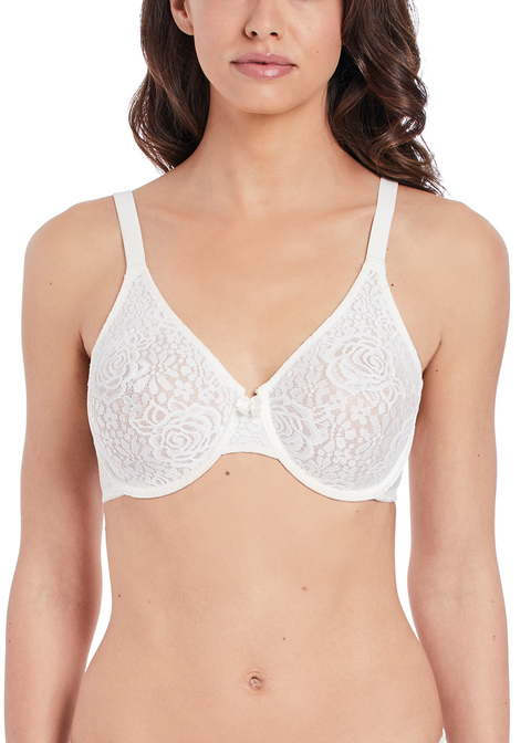 Soutien-gorge armature moulé WACOAL "Halo Lace" WA851205 - Ivory IVY