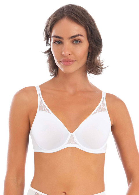 Soutien-gorge armature moulé WACOAL "Lisse" WE145001 - Blanc WHE