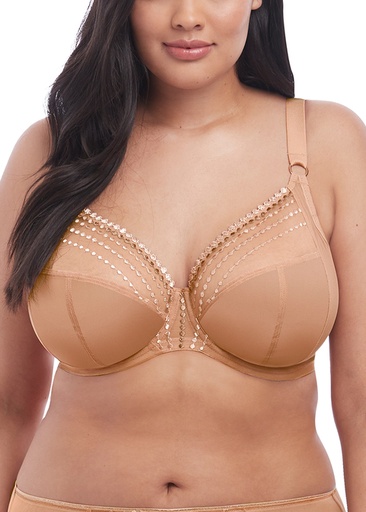 Soutien-gorge armatures plongeant spécial poches profondes ELOMI "Matilda" EL8900 - Café au Lait CAT